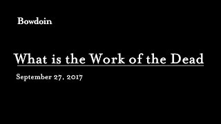 Thomas Laqueur: "What is the Work of the Dead?"