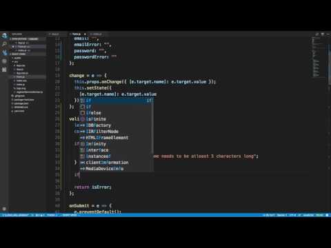 React Form Client Side Validation Video