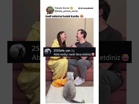 Kedinin Adama Tuzağı | Komik Yorumlar | Yoruma Gel #komikyorumlar