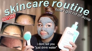 skincare routine w/ drugstore products cuz im broke | maiphammy