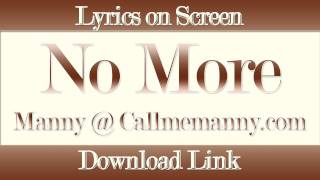 Manny - No More