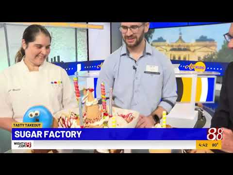 Comida saborosa: fábrica de açúcar