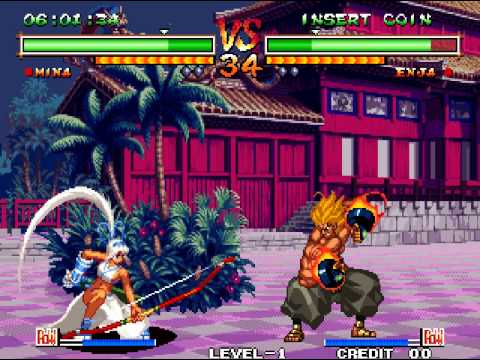 Samuari Showdown V Special (ARCADE_NEO GEO) MINA MAJIKINA Inv