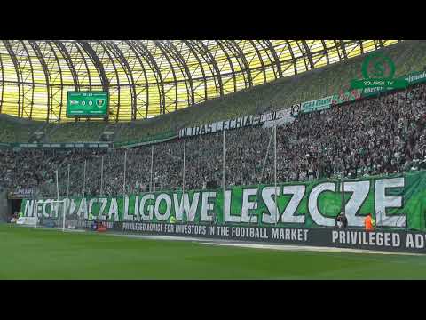 Doping kibiców Lechii podczas meczu Lechia - GKS Katowice