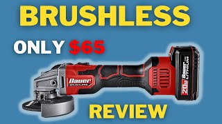 2026 New 20V Brushless Cordless Angle Grinder 4-1/2" – Safety Brake, Soft Start, Ergonomic Grip, Includes Battery & Fast Charger