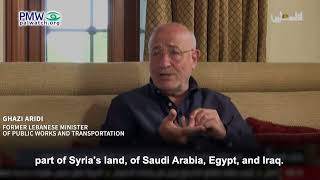 Ghazi Aridi saying that Israel will take over all Arab states