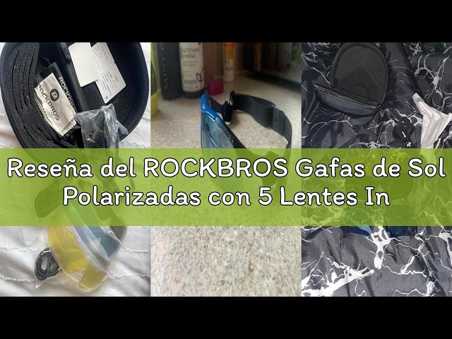 Vídeo relacionado con ROCKBROS Gafas de Sol Polarizadas con 5 Lentes Intercambiables para Ciclismo Bicicleta Running Deportes Protección UV 400 Anti Viento para Hombre y Mujer
