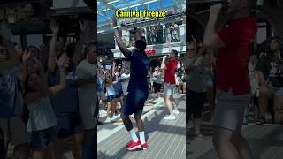 Carnival Firenze Sail Away Party Epic Cruise Kickoff with Music, Dancing & Fun! #travel #shorts