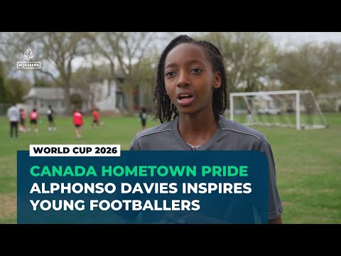 Canada’s Alphonso Davies inspires Edmonton’s next generation of footballers
