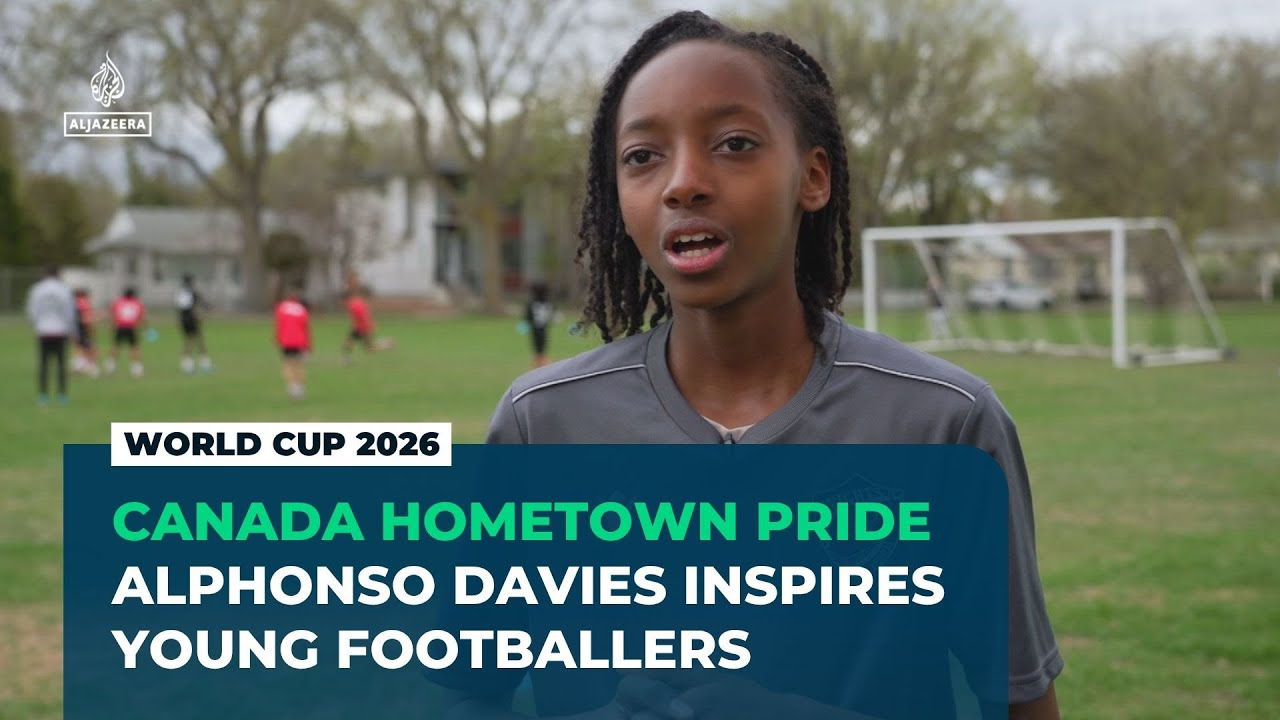 Canada’s Alphonso Davies inspires Edmonton’s next generation of footballers