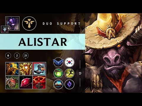 Alistar Support vs Pantheon - KR Diamond Patch 25.24