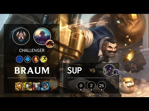 Braum Support vs Alistar - EUW Challenger Patch 11.24b