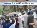 4 terrorists gunned down by security forces in Anantnag, locals pelt stone over army's convoy