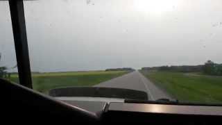 preview picture of video 'Trucking nearby Choiceland, Saskatchewan - HWY 55'