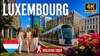 Exploring Luxembourg 4K Walking Tour - Europe’s Richest Capital