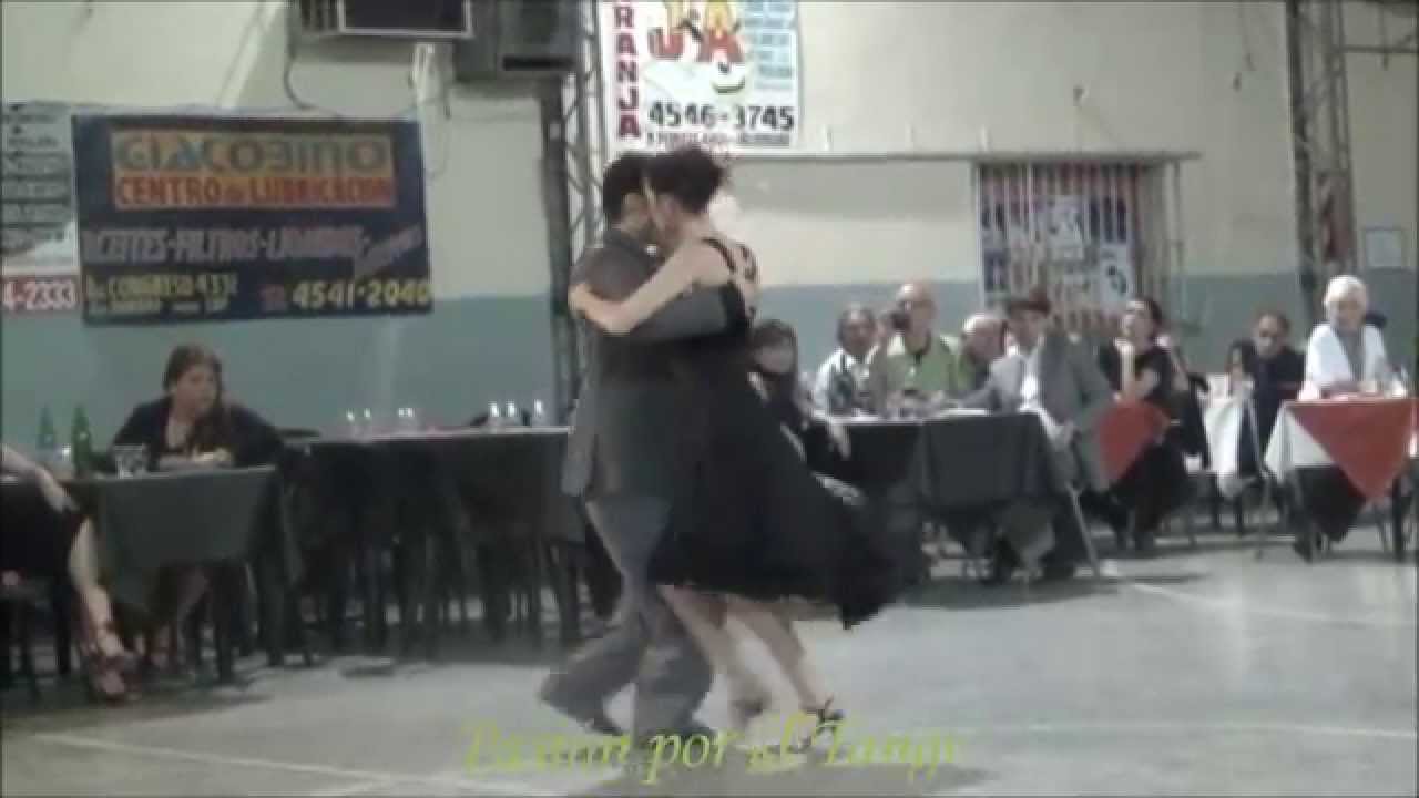 LUCILA BARDACH y MARCELO LAVERGATA Bailando el Tango INDIO MANSO en la MILONGA MALENA
