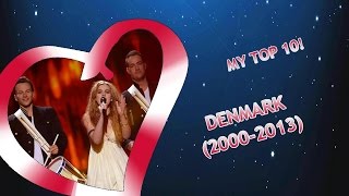 Eurovision DENMARK: 2000-2013 (My top 10) [2014 UPDATE]