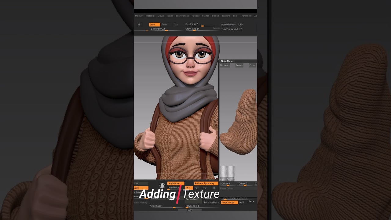 Creating Seamless Textures In ZBrush
