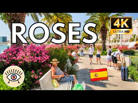 Discover Roses, the jewel of the Costa Brava | Walking Tour | Beaches, history, and magic 🌈