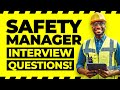 SAFETY MANAGER Interview Questions Answers How To PREPARE For A SAFETY MANAGER INTERVIEW