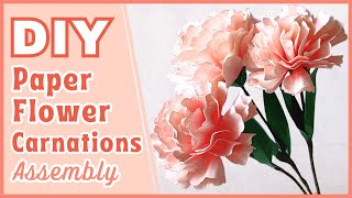 Make Realistic Paper Carnations| Handmade Paper Flower CarnationsTutorial