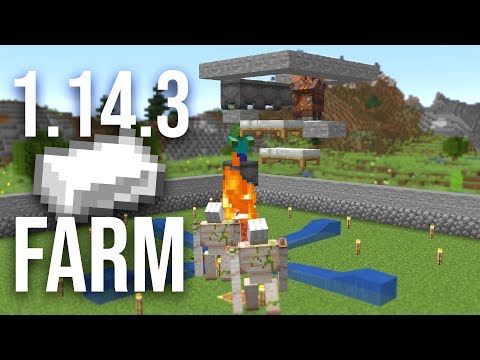 How To Build a WORKING 1.14.3 Iron Farm in Survival Minecraft (320 iron/hour) Video