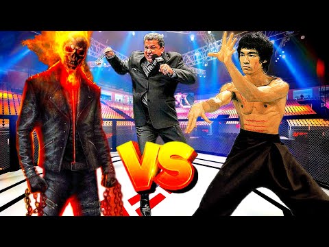 👊🐉👊Bruce Lee vs. Ghost Rider -  EA Sports UFC 4👊🐉👊