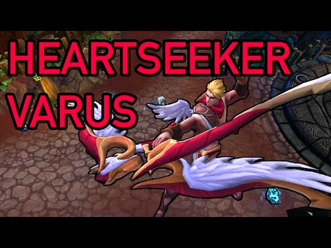 Heartseeker Varus Skin Spotlight Gameplay (League of Legends - LoL Preview)