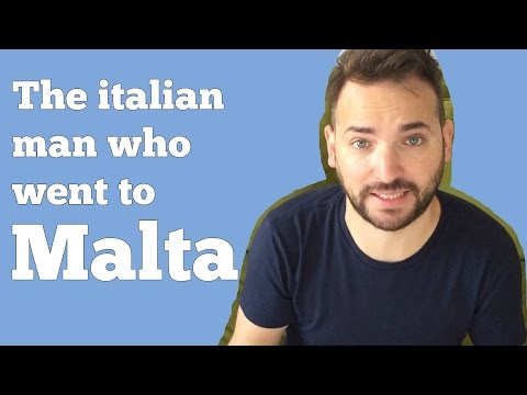 italian man who went to malta. italian man who went to malta.