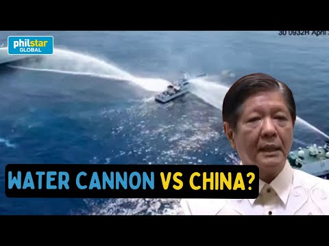 President Bongbong Marcos hindi pabor gumamit ng water cannon laban sa China Coast Guard