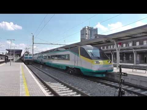 ČD 680.001 - Odjezd vlaku SC 504 Pendolino - Olomouc hl.n., 21.5.2016