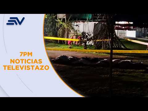 Siete personas fueron acribilladas en Jama, Manabí | Televistazo | Ecuavisa