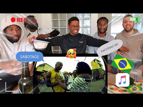 🇧🇷 GRINGOS REAGINDO A RAP NACIONAL VELHA ESCOLA (SABOTAGE, RACIONAIS MCS, MV BILL) 🔥