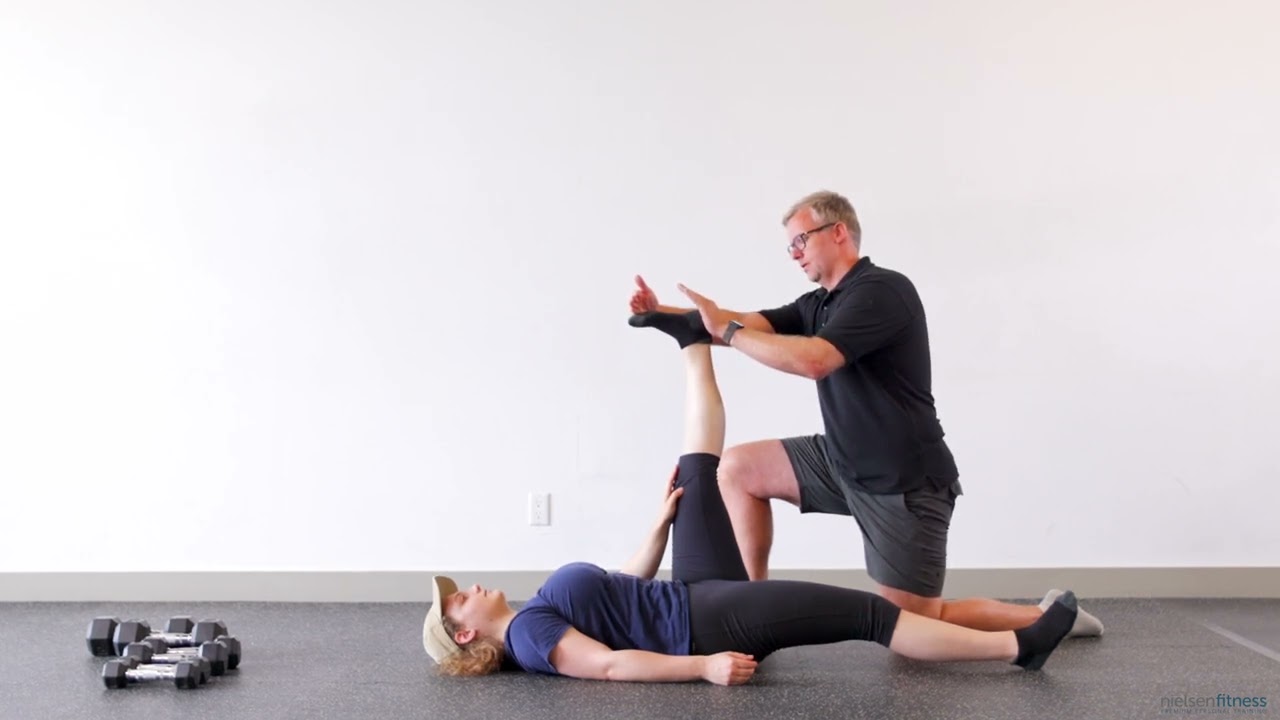 Partner Assisted Hamstring Stretch