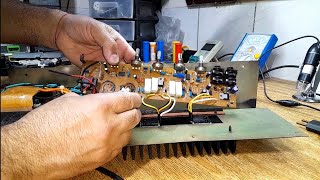 Video thumbnail for Conserto caixa de som cubo profissional STANER BS150 by Aprendendo com o Bispo da Eletrônica