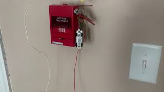 Fire alarm system test 1