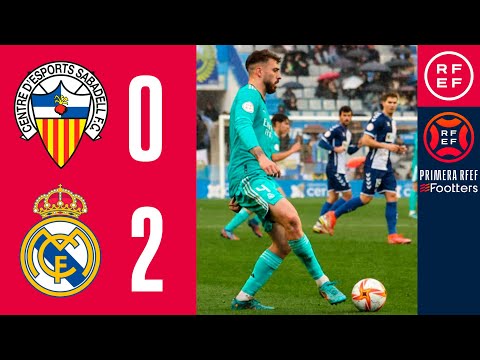 RESUMEN | CE Sabadell 0-2 Real Madrid Castilla | PrimeraRFEF | Jornada 28 | Grupo 2