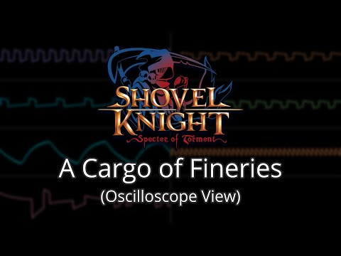 Shovel Knight: Specter of Torment - "A Cargo of Fineries (Flying Machine)" [Oscilloscope View]