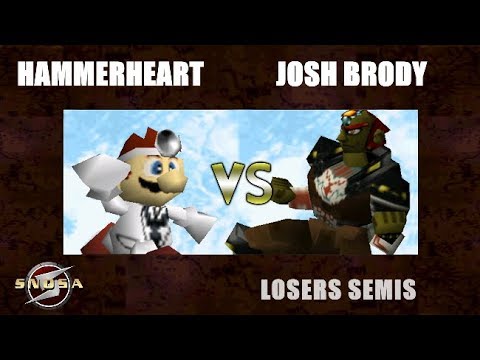 SNOSA 5 Losers Semis (Josh Brody (Ganondorf) Vs. HAMMERHEART (Dr. Mario) Smash Remix - SSB64