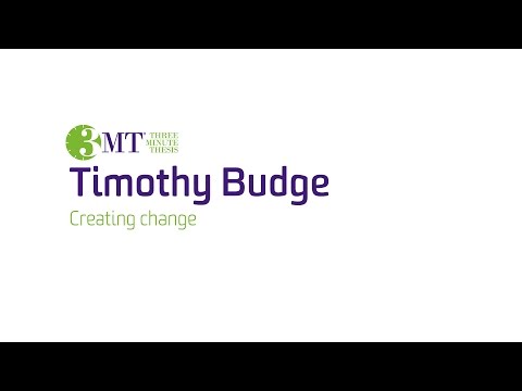 2015 Deakin University - Three Minute Thesis (3MT) - Tim Budge