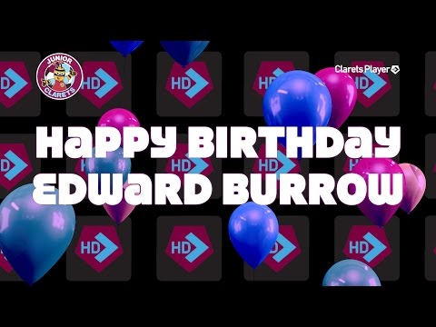 Happy Birthday Edward Burrow