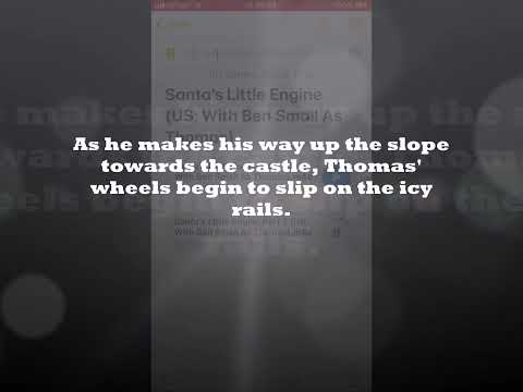 Santa's Little Engine (US Clip; With Ben Small As Thomas)
