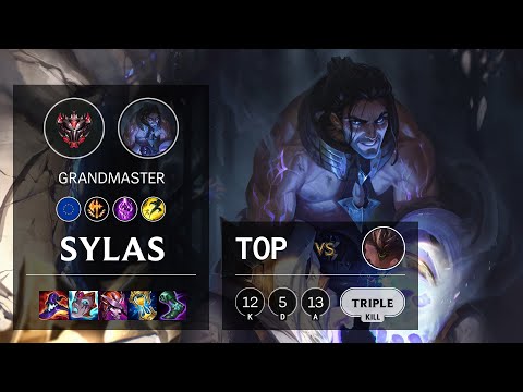 Sylas Top vs Malphite - EUW Grandmaster Patch 10.25b