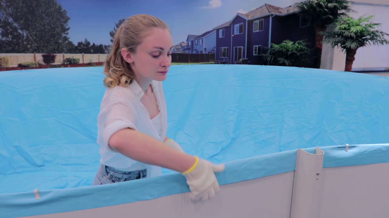 Watch video How to setup Bestway® Hydrium™ Oval Pool (2021) Now How to setup Bestway® Hydrium™ Oval Pool (2021)