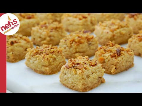 EN LEZZETLİ Kesme Kurabiye ✅ Asla Bayatlamayan 👌🏻 Tek Atımlık Tahinli Kurabiye