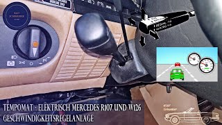 Mercedes R107/W126: Diagnostyka tempomatu