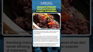 Makanan Favorit Masyarakat Indonesia! Rendang khas Tanah Minang Sumatera Barat