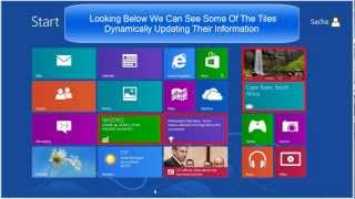 Windows 8 - Beginners Guide Part 1 - Start Screen & Charm Bar