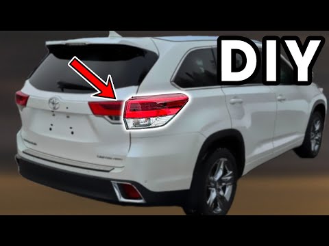 DIY 2014-2019 Toyota Highlander Tail Light Replacement | How To Replace Toyota Highlander Tail Light