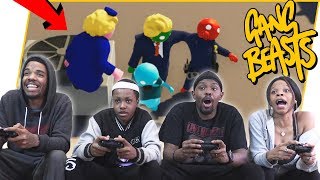 They TOOK His CHEEKS! 4 Player Gang Beast Co-Op! - Gang Beast 2019 Gameplay